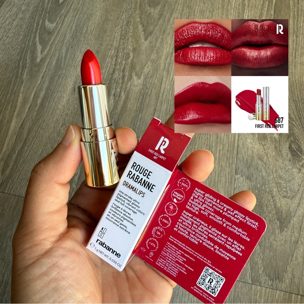 Rabanne Dramalips Glassy Lipstick – Mini Size (New)